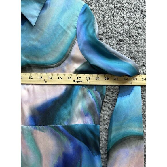 Pietro Brunelli Milano Royal Blue Anne Maternity Dress Made in Italy Size Small - Picture 6 of 12